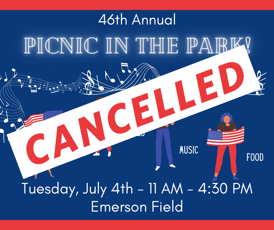 Picnic in the Park = Cancelled