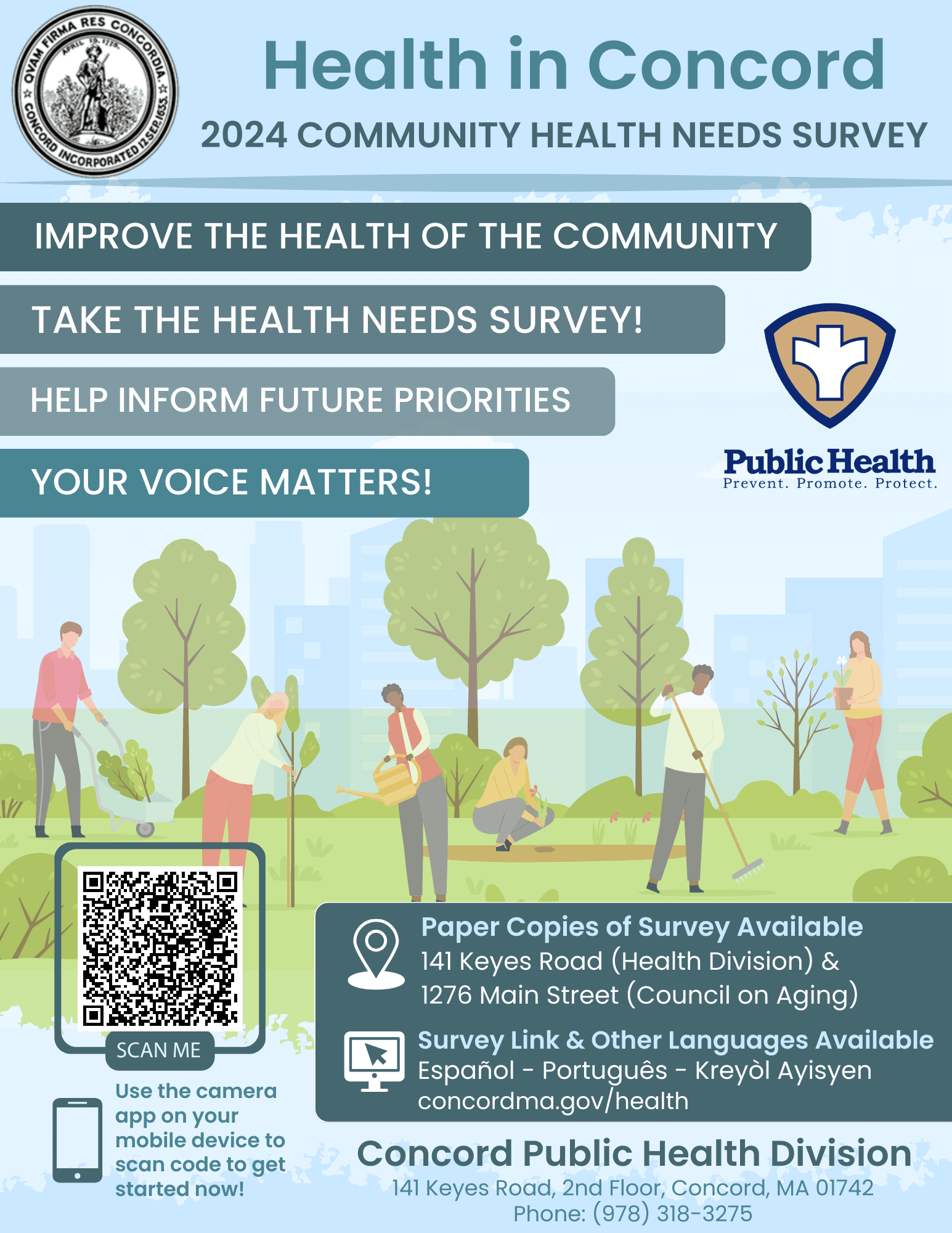 Official Concord CHNA Dissemination Poster