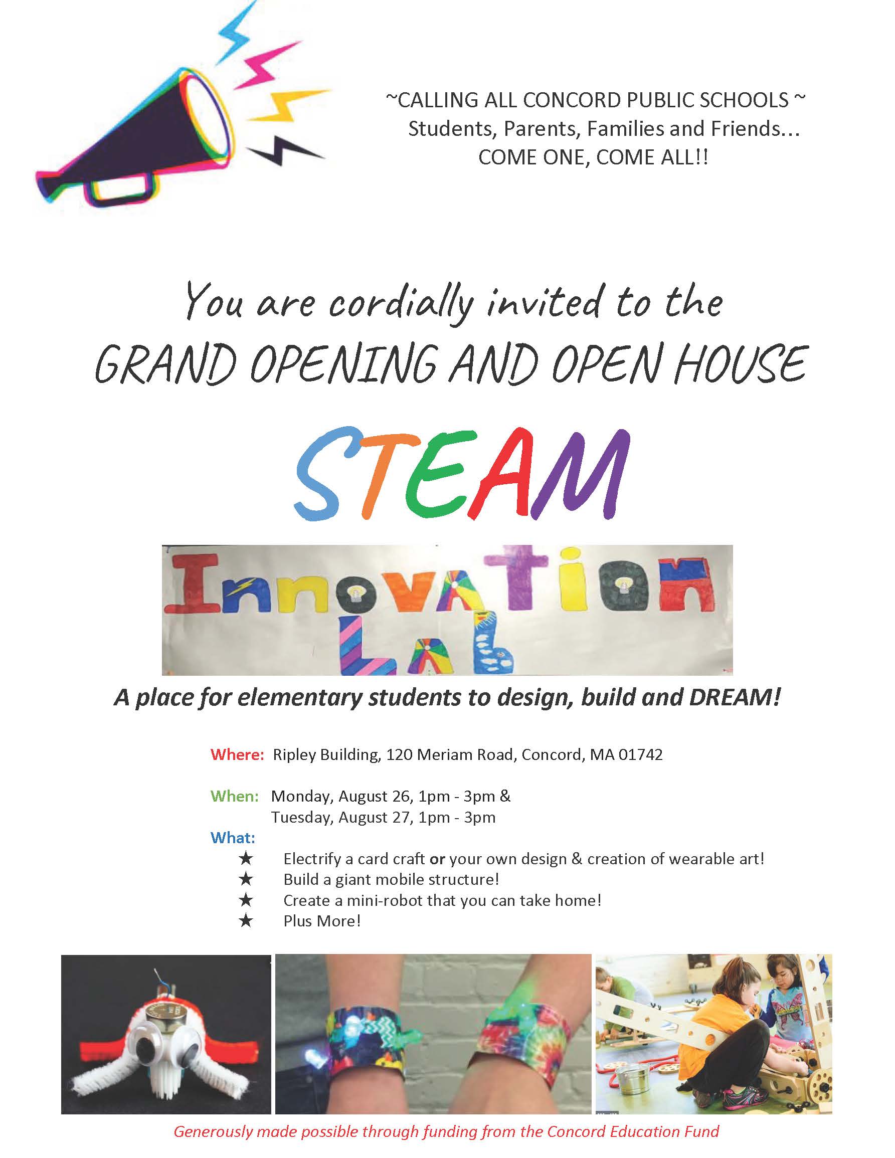STEAM LAB OPEN HOUSE