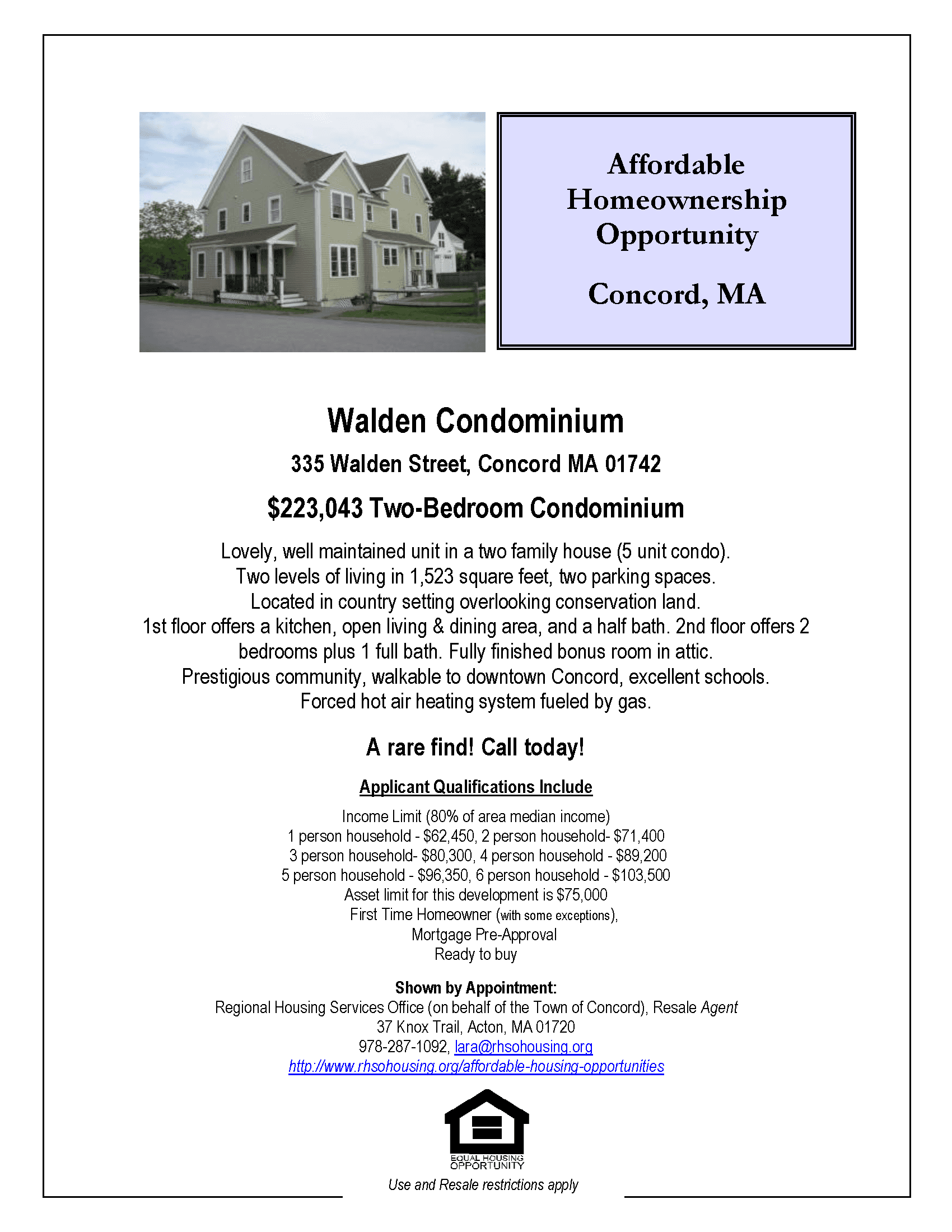 335 Walden Street Flyer Jan20