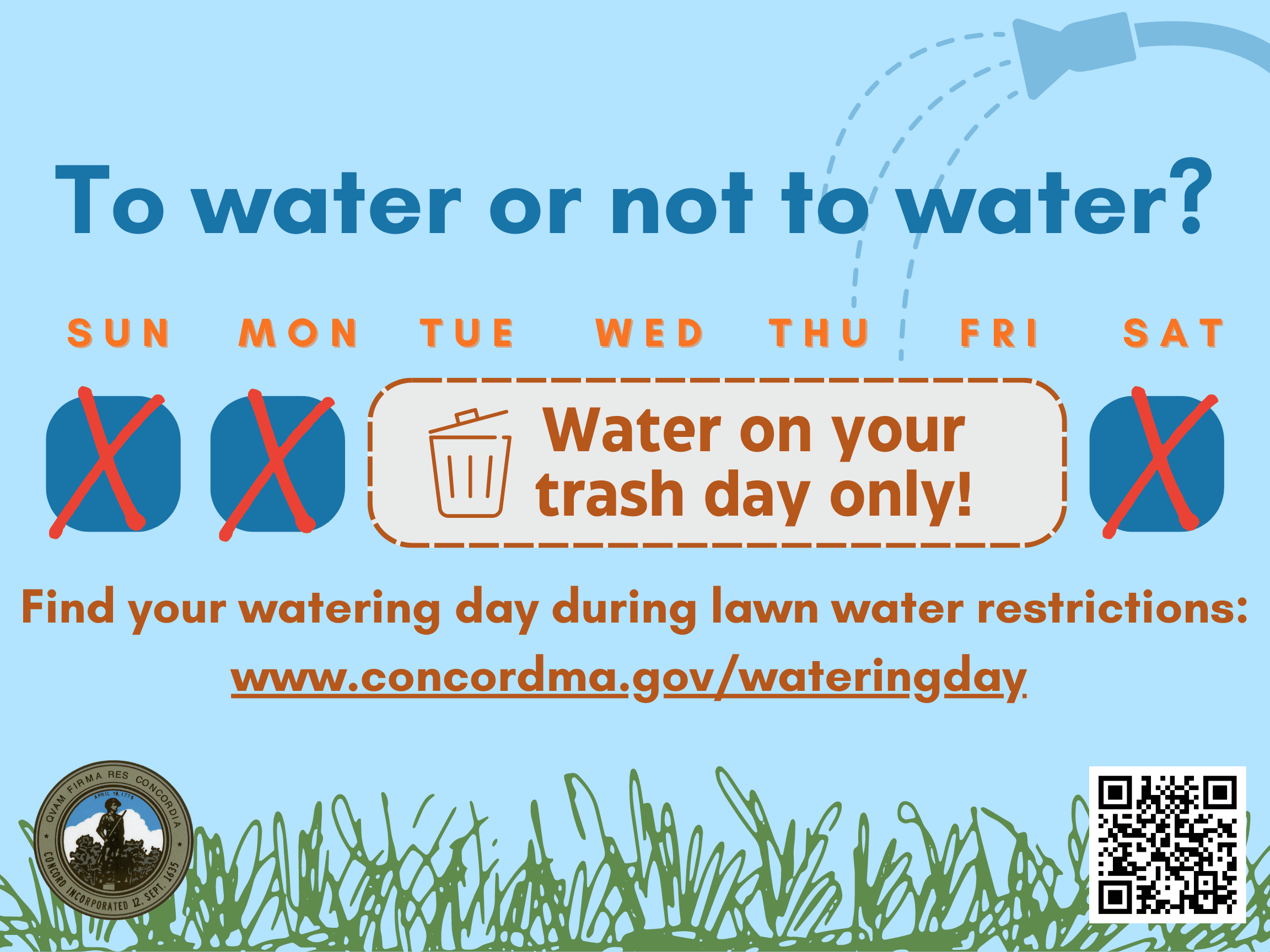 To water or not to water