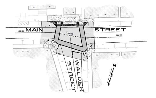 Main and Walden intersection